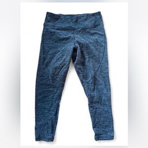 Calvin Klein Gray Heathered Cropped Leggings